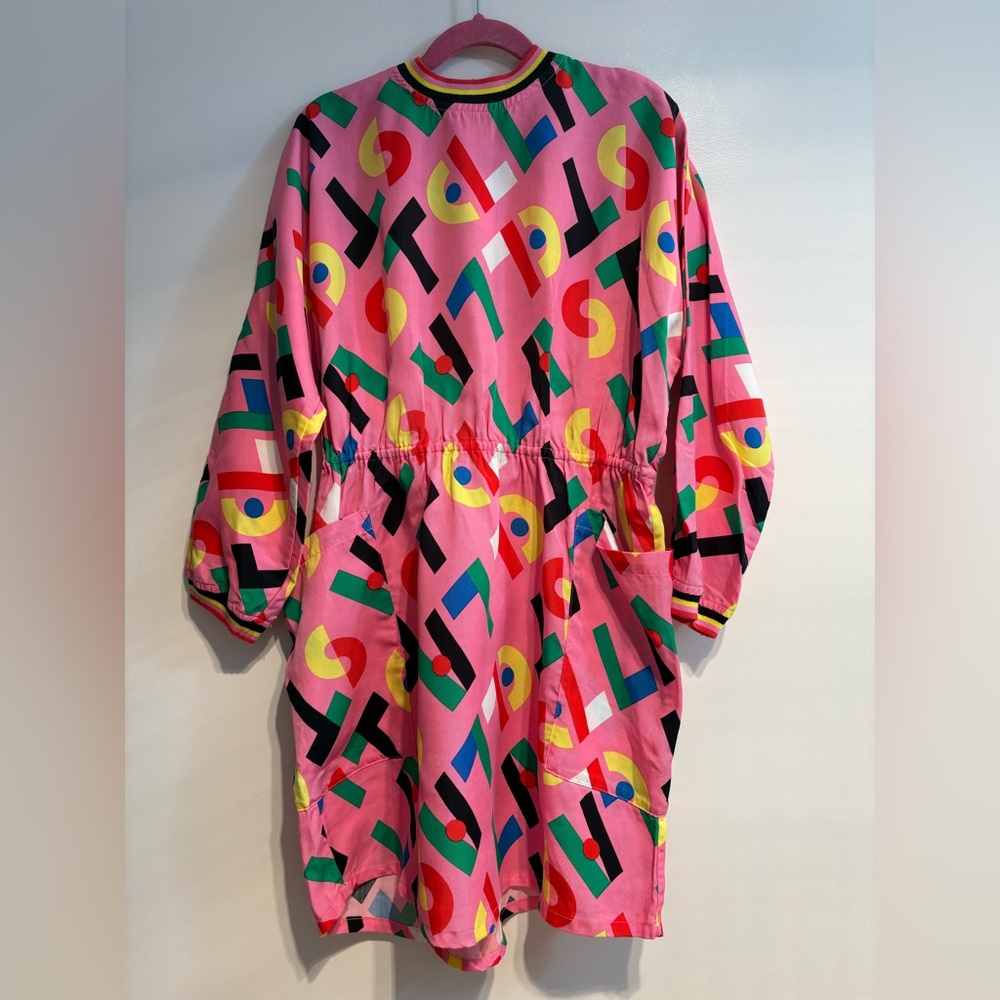 Stella McCartney Girls - Pink Geometric Print Dress